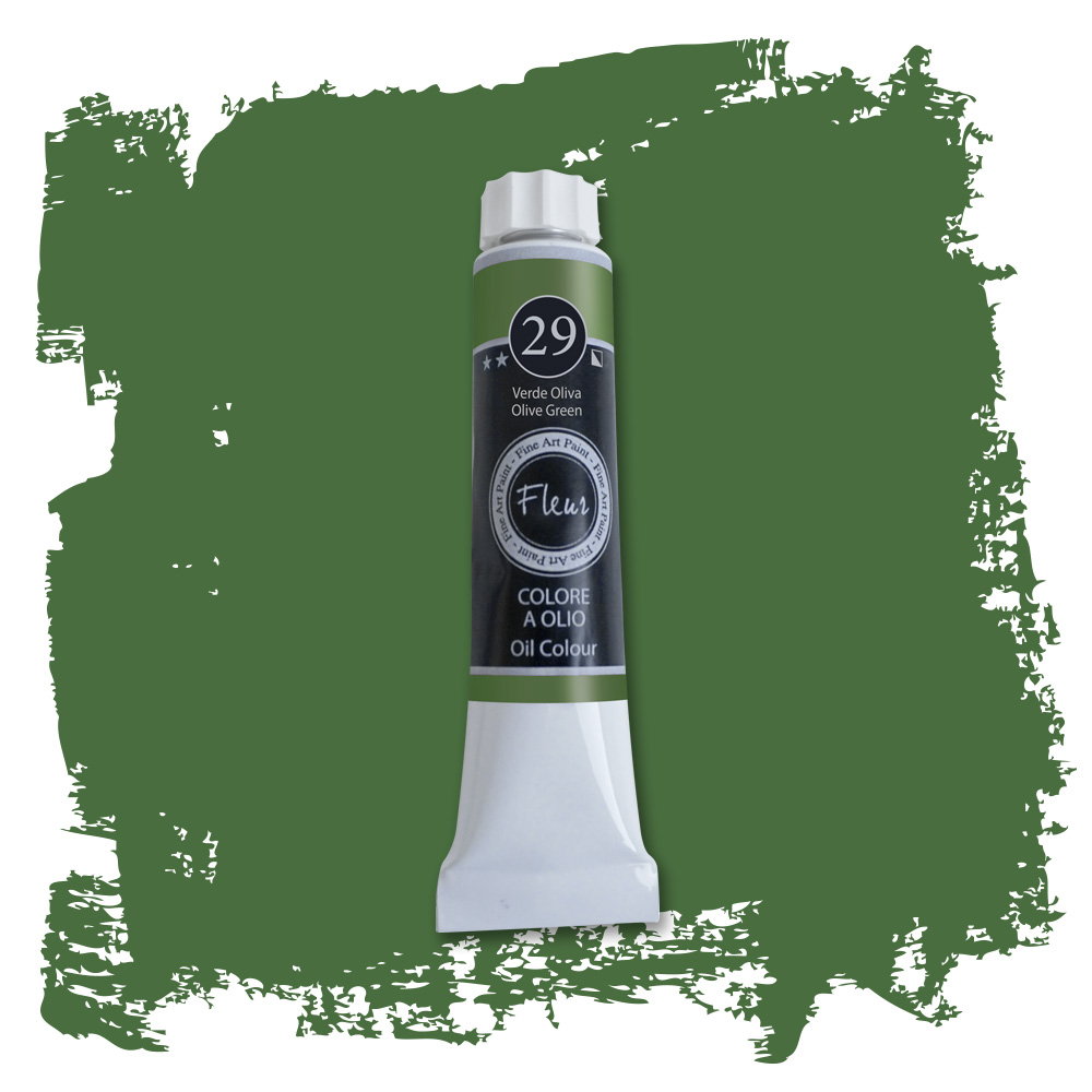 fleur-oil-colours-verde-oliva-lfarbe-40-ml image 2