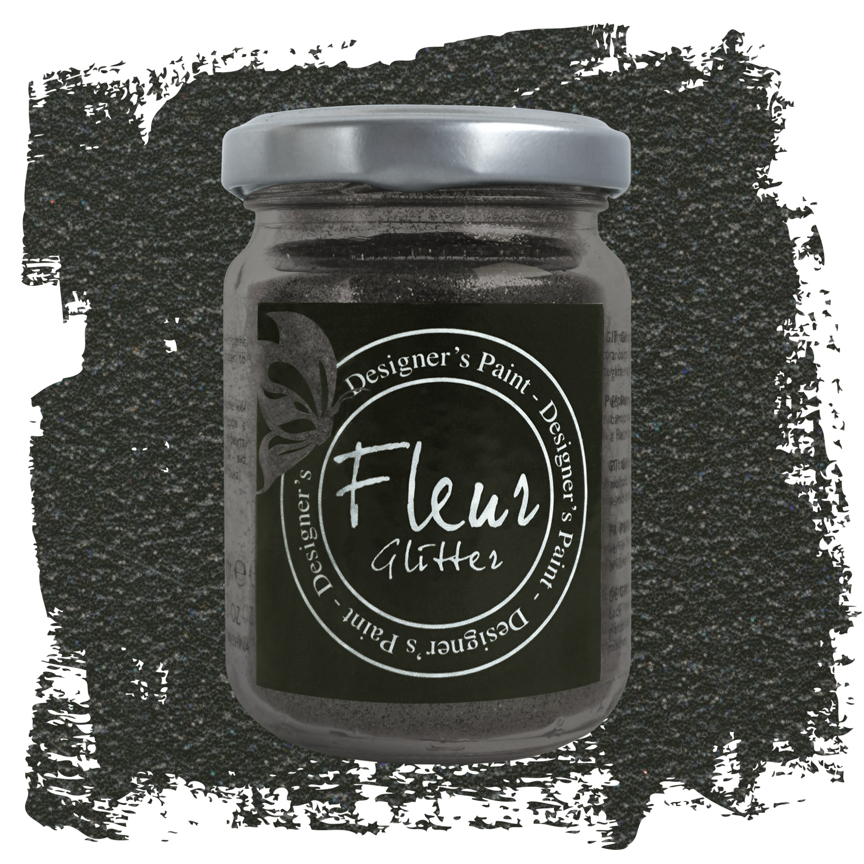 fleur-powder-glitter-glitterpulver-black-fein-mischbar image 2