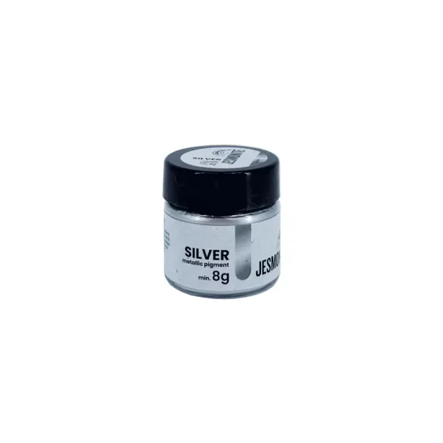 jesmonite-metallic-powder-metallicpulver-8-g-silber image 1