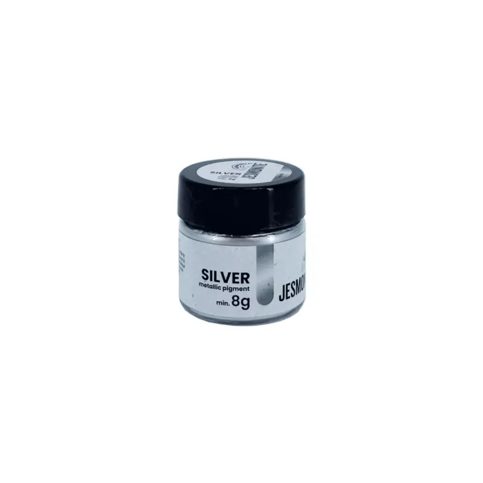 jesmonite-metallic-powder-metallicpulver-8-g-silber image 1