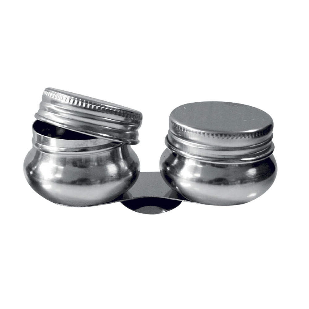 fleur-accessories-artists-scodellino-doppio-napf-metall-mit-deckel image 1