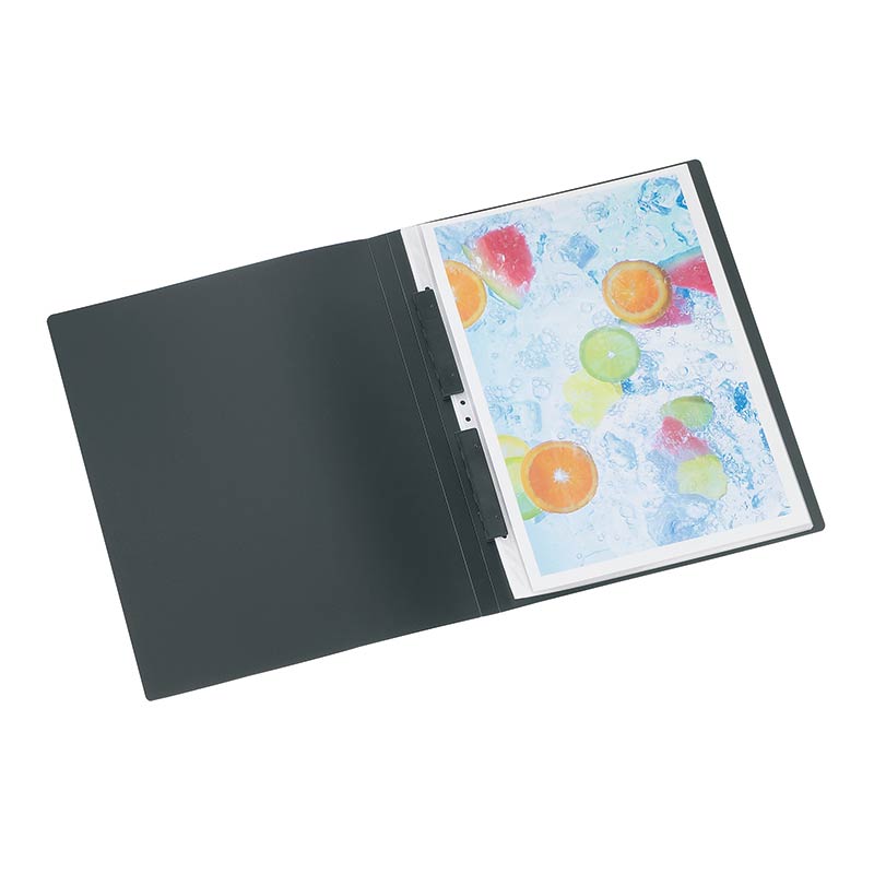 ecobra-sichtbuch-din-a3-10-h-llen-pp-schwarz-erweiterbar image 1