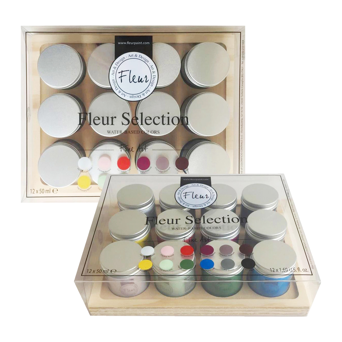 fleur-kit-select-fine-art-acrylfarbe-12x50ml-trend-set image 1