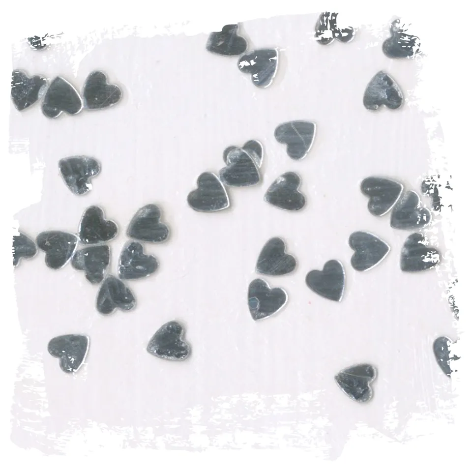 fleur-powder-glitter-cuori-silver-glitzerpulver-herzen image 1