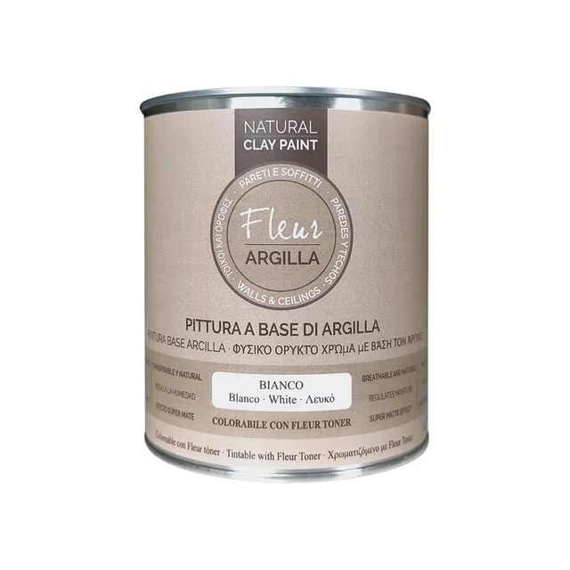 fleur-natural-clay-paint-lehmfarbe-wei-wandfarbe-ultra-matt image 1