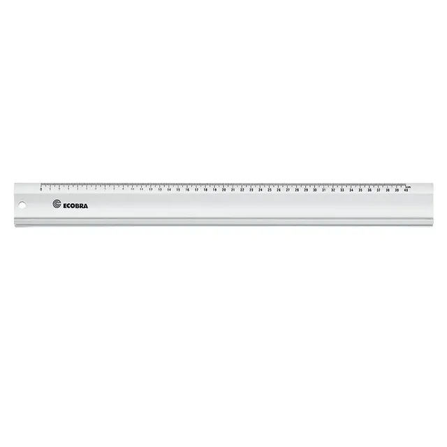 ecobra-f-hrungsschiene-aluminium-lineal-40-cm-mit-teilung image 1