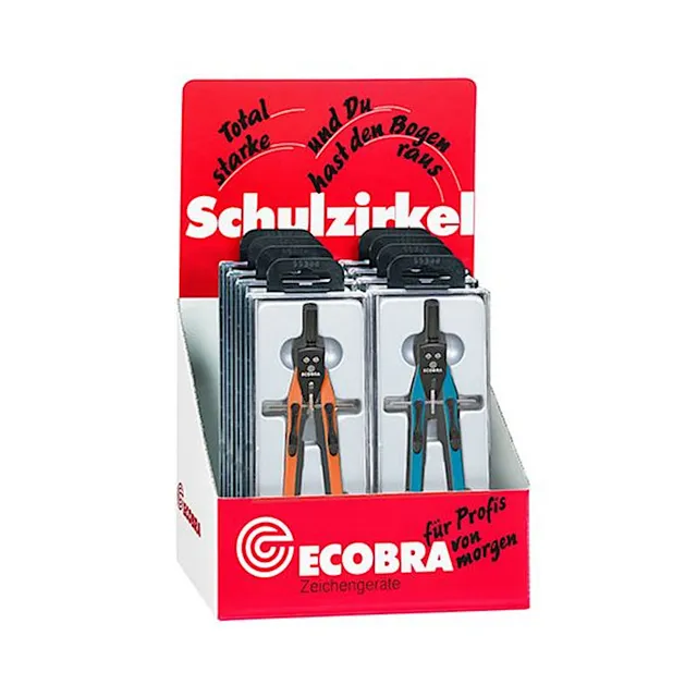 ecobra-duo-tec-display28-schnellverstell-zirkel-8er-farbig-170-mm image 1