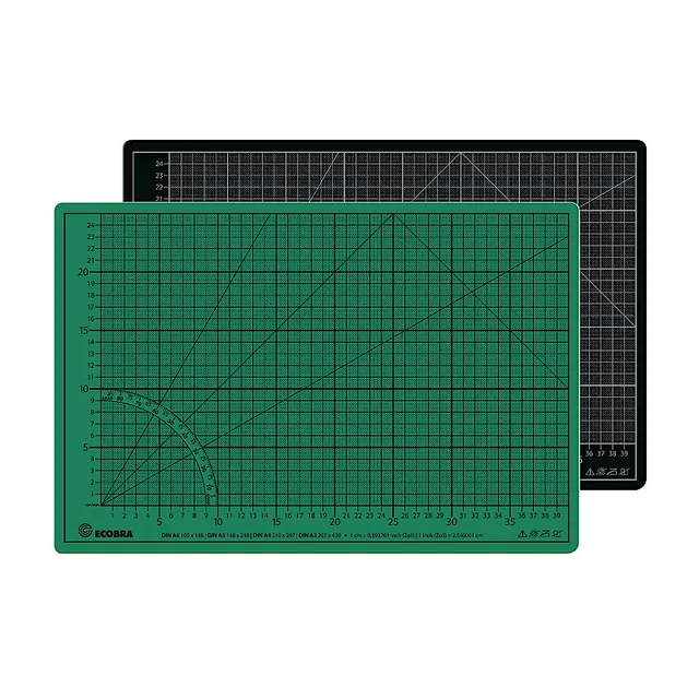 ecobra-profi-cutting-mat-schneidematte-60x45-gr-n-selbstheilend image 1