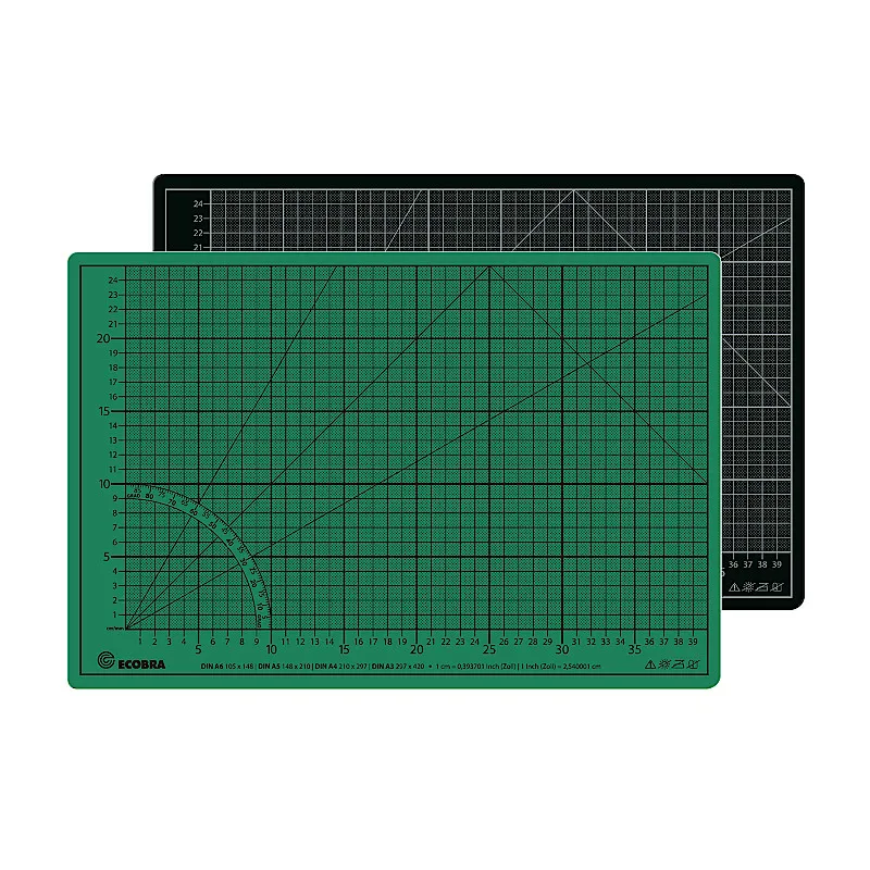 ecobra-profi-cutting-mat-schneidematte-60x45-gr-n-selbstheilend image 1