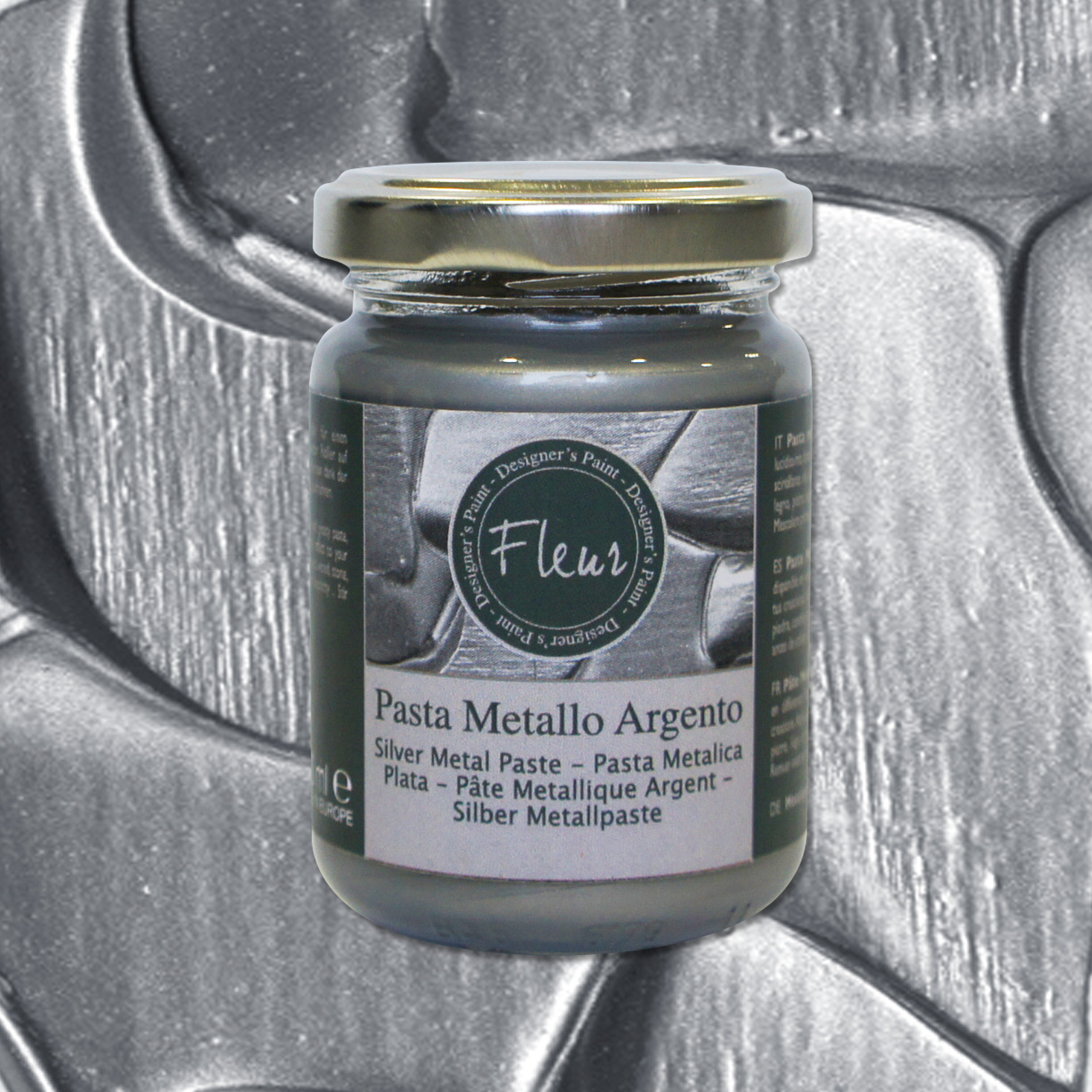 fleur-structure-paste-metallo-silber-strukturpaste image 1