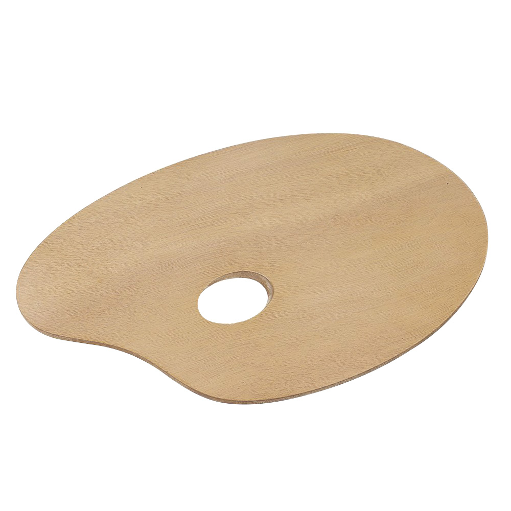 fleur-zubeh-r-malpalette-tavolozza-ovale-holz-20x30 image 1