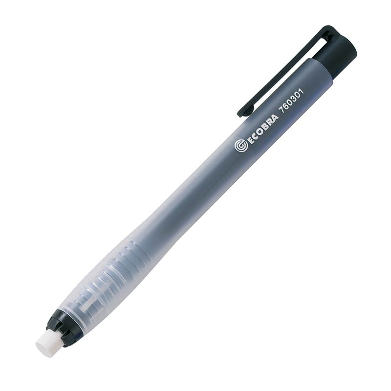 ecobra-760301-radierstift-nachf-llbar-transparent-schwarz-6-8-mm image 1
