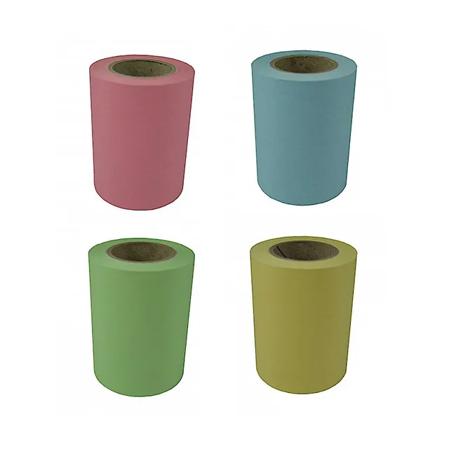 ecobra-eco-tapes-beschreibbare-haftnotizrollen-60-mm-x-12-m-4-farben-ohne-abroll image 1