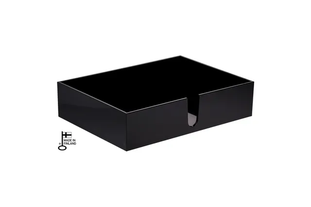 palaset-u-boksi-xl-aufbewahrungsbox-schwarz-f-r-a4-stapelbar image 1