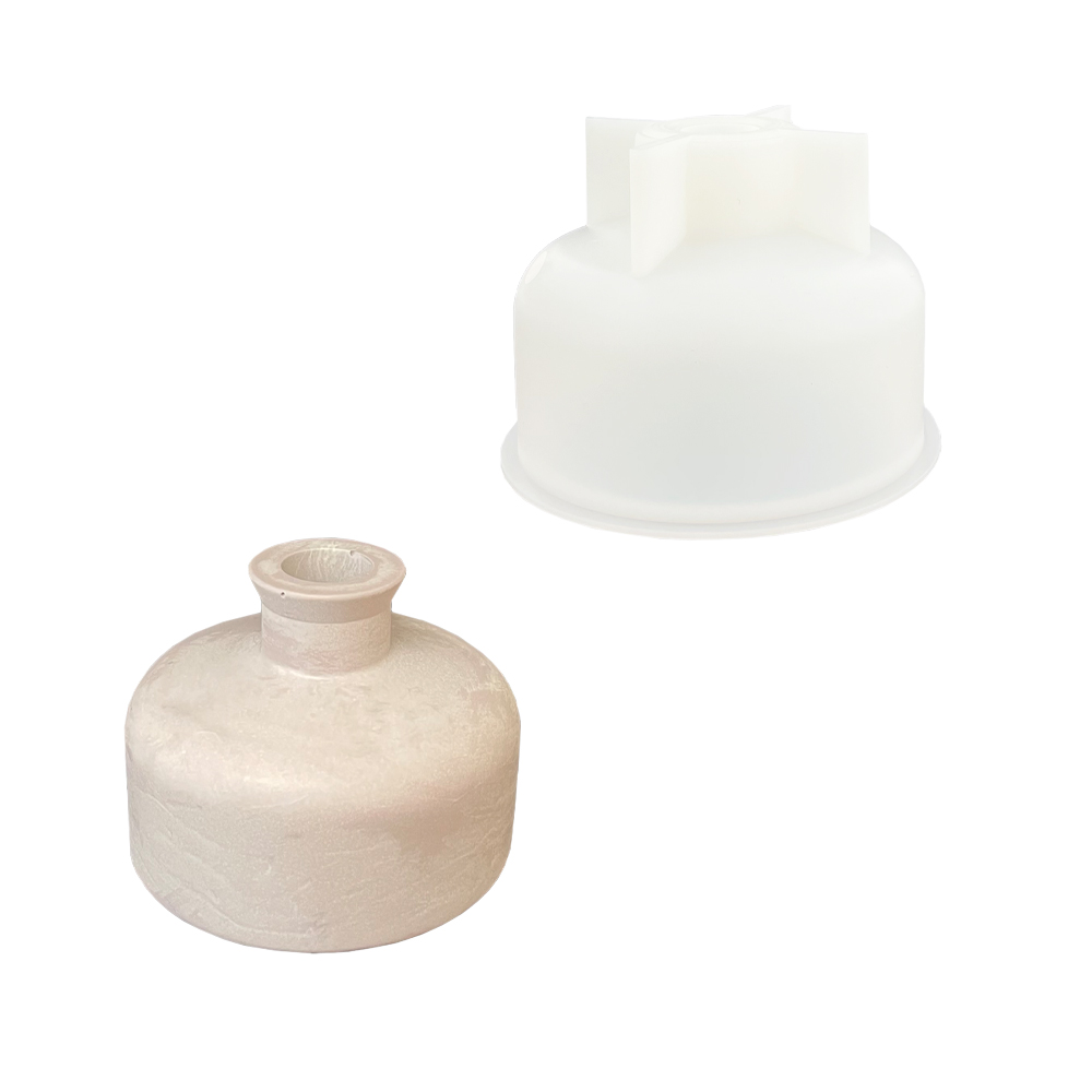 jesmonite-molds-rough-vase-silikonform-10-cm-vasenform image 1