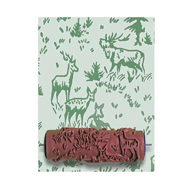 fleur-decorative-rollers-woodland-musterwalze-15-cm image 1