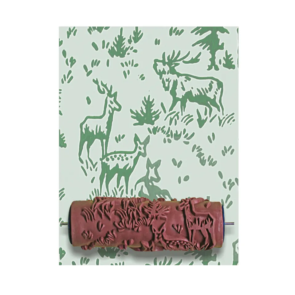 fleur-decorative-rollers-woodland-musterwalze-15-cm image 1