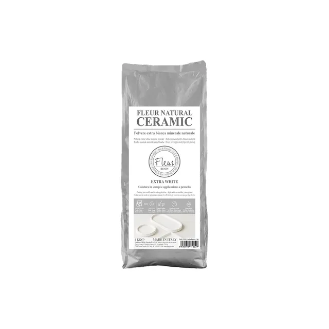 fleur-natural-ceramic-extra-bianco-gie-pulver-wei-extra-wei image 1