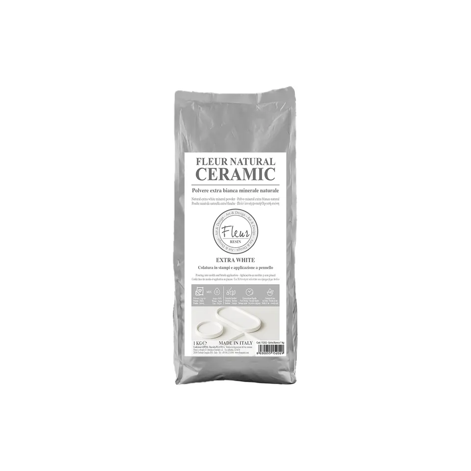 fleur-natural-ceramic-extra-bianco-gie-pulver-wei-extra-wei image 1