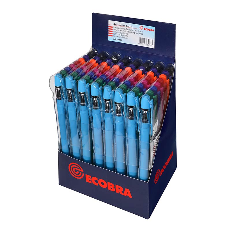 ecobra-gelschreiber-830800-gelstifte-8-farben-lbasiert image 2