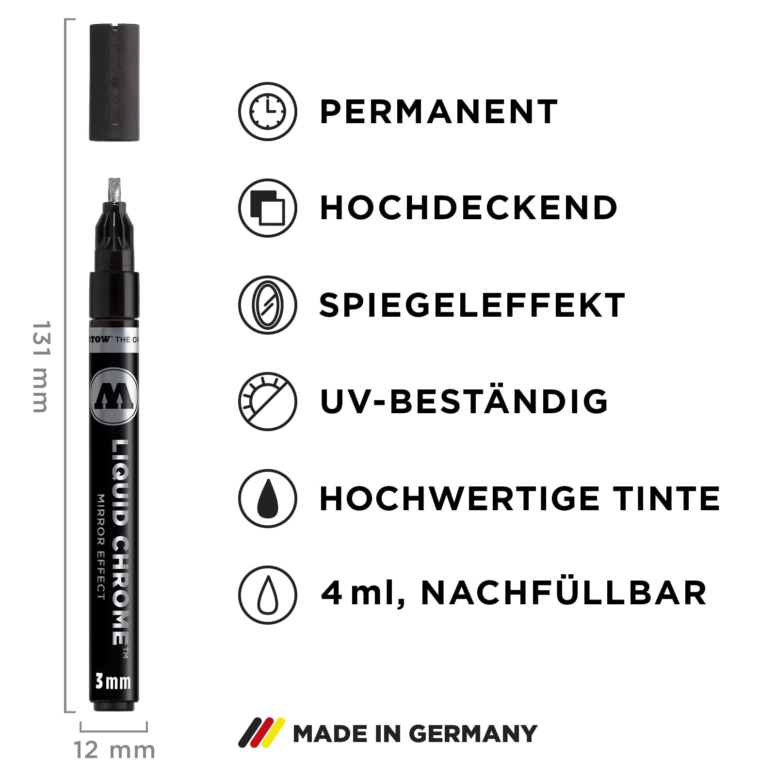 molotow-liquid-chrome-calligraphy-marker-3-0-mm-3er-set-chrom-spiegeleffekt image 3