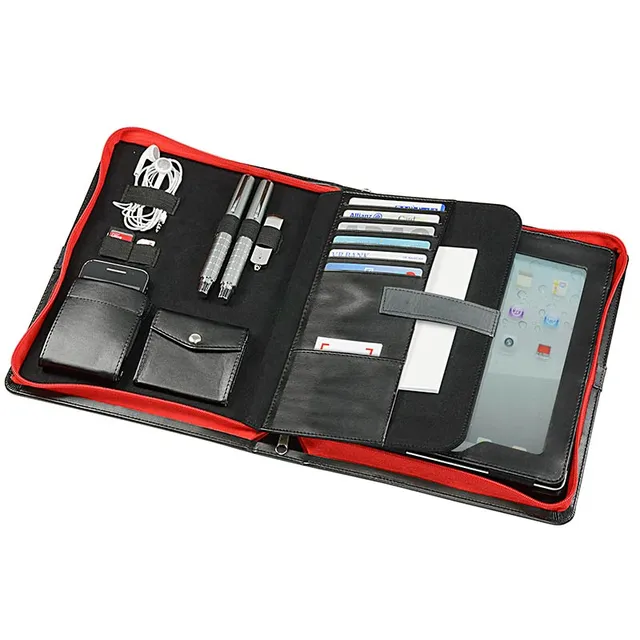 ecobra-ipad-mappe-611059-tableth-lle-schwarz-kunstleder image 1
