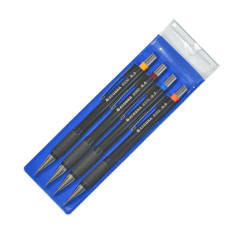 ecobra-832600-feinminen-druckstift-4er-set-0-3-0-9-mm image 2