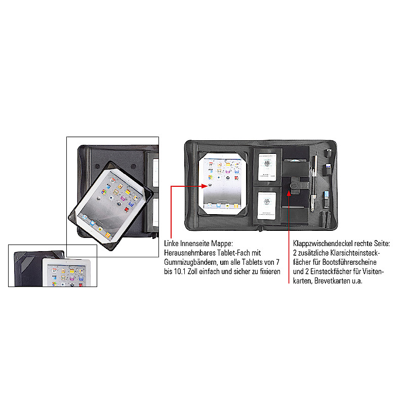 ecobra-skipper-navigationsmappe-a4-bergr-e-tablet-schwarz-blau image 3