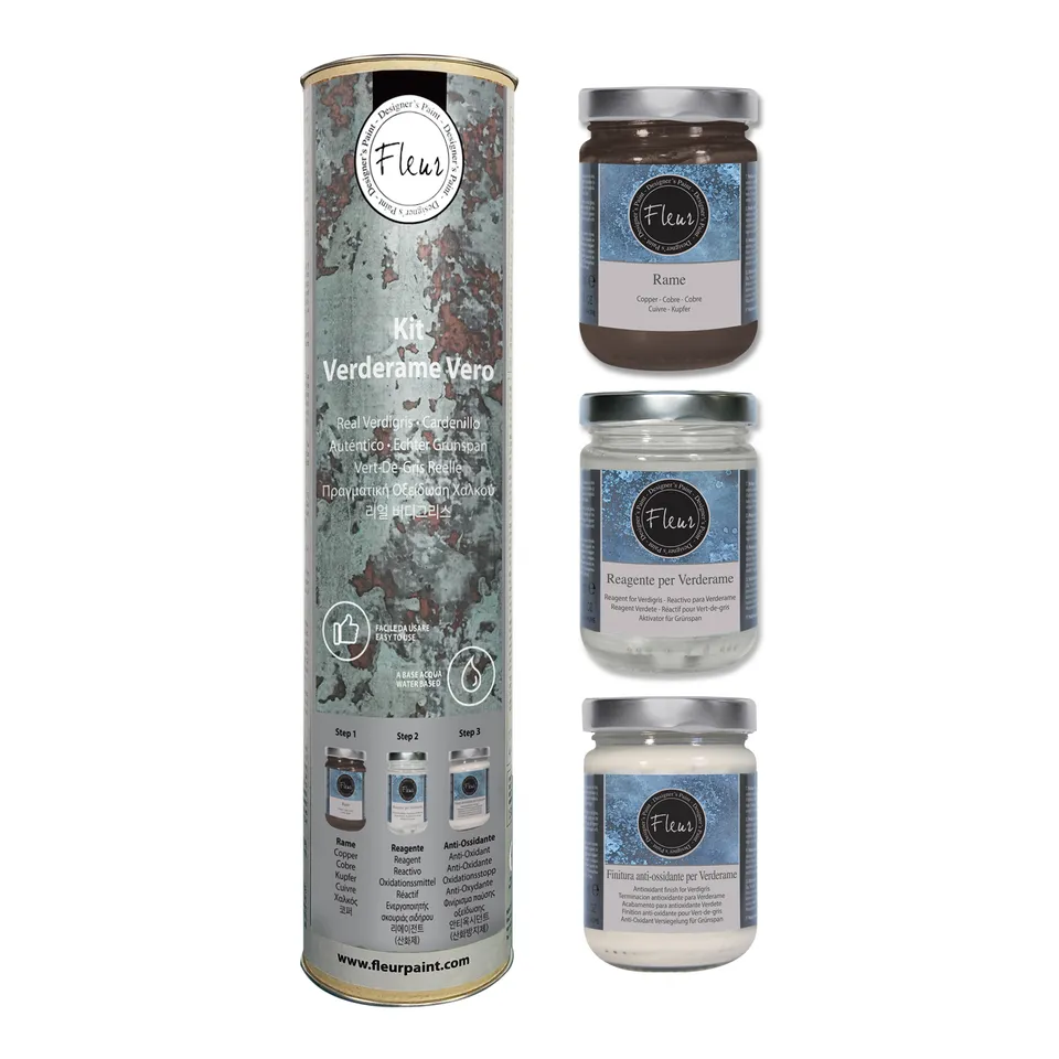 fleur-real-verdigris-kit-verderame-vero-patina-set-kupfer image 1