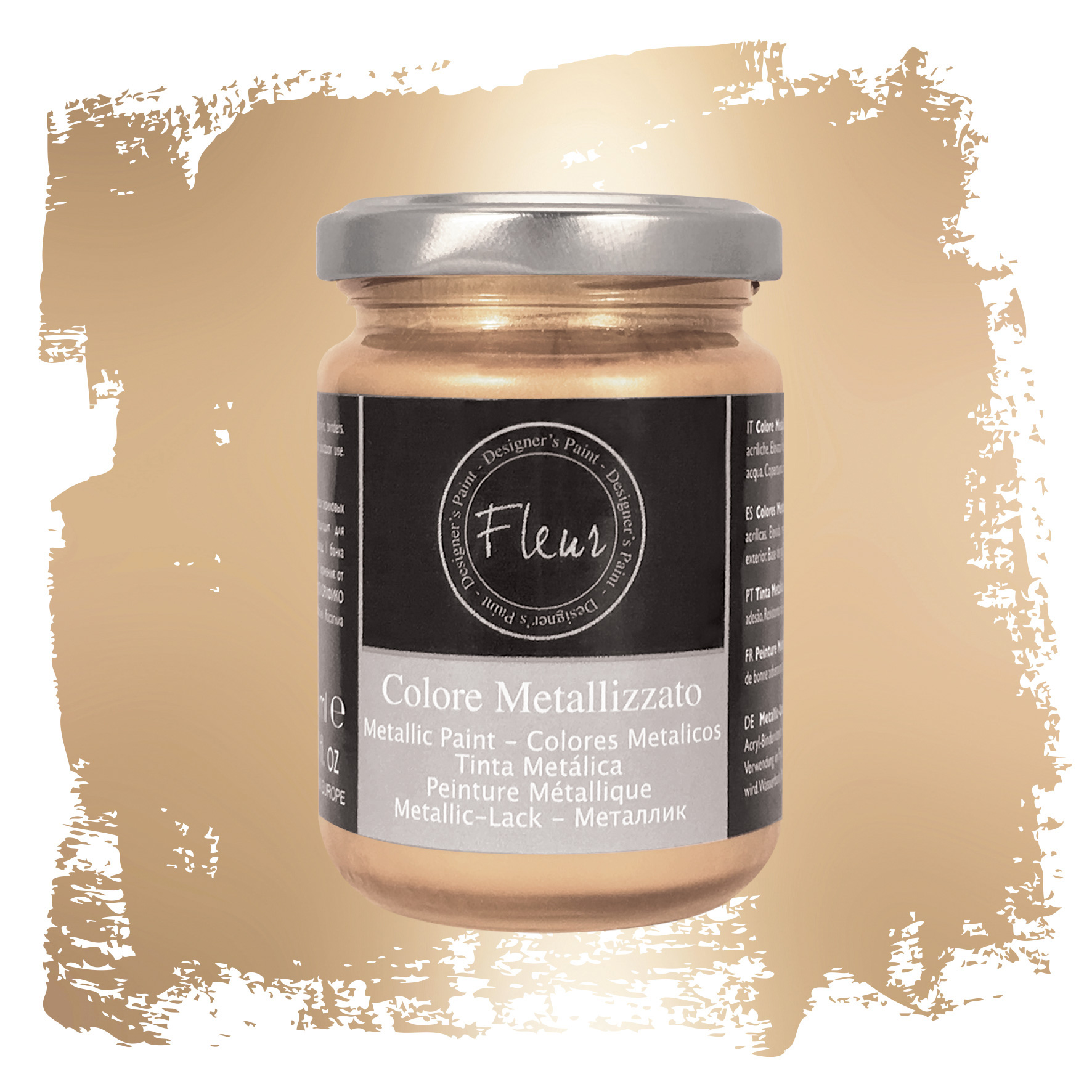 fleur-metallic-colours-jet-set-bronze-metallicfarbe-bronze image 2