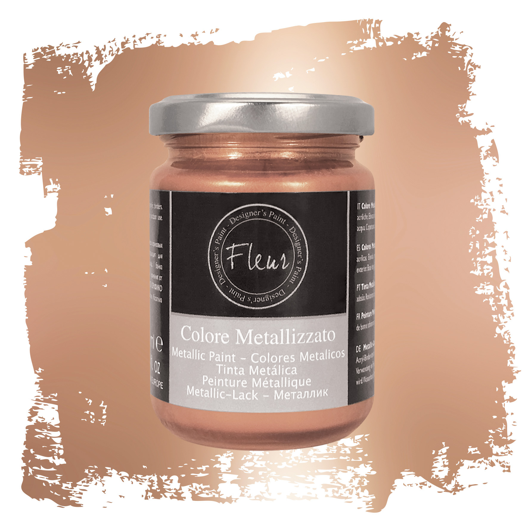 fleur-metallic-colours-metallicfarbe-cosmo-rose-gold-ros-gold image 2