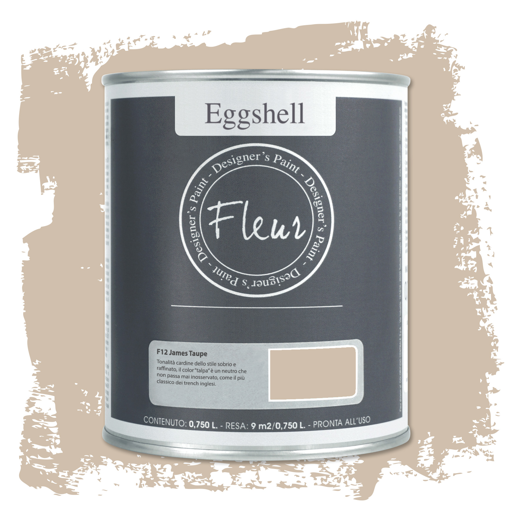 fleur-eggshell-james-taupe-1-st-ck-elegante-taupe-nuance image 2