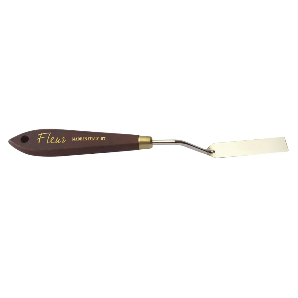 fleur-accessories-n-07-malspachtel-stahl-21-5-cm-holzgriff image 1