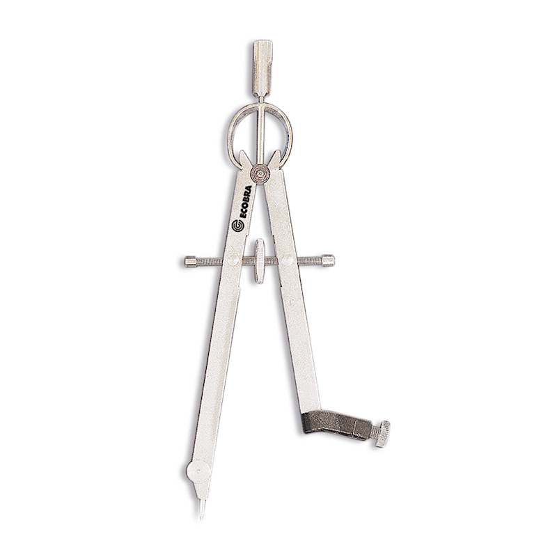 ecobra-master-teilzirkel-universalaufnahme-messing-zirkel-330-mm image 1