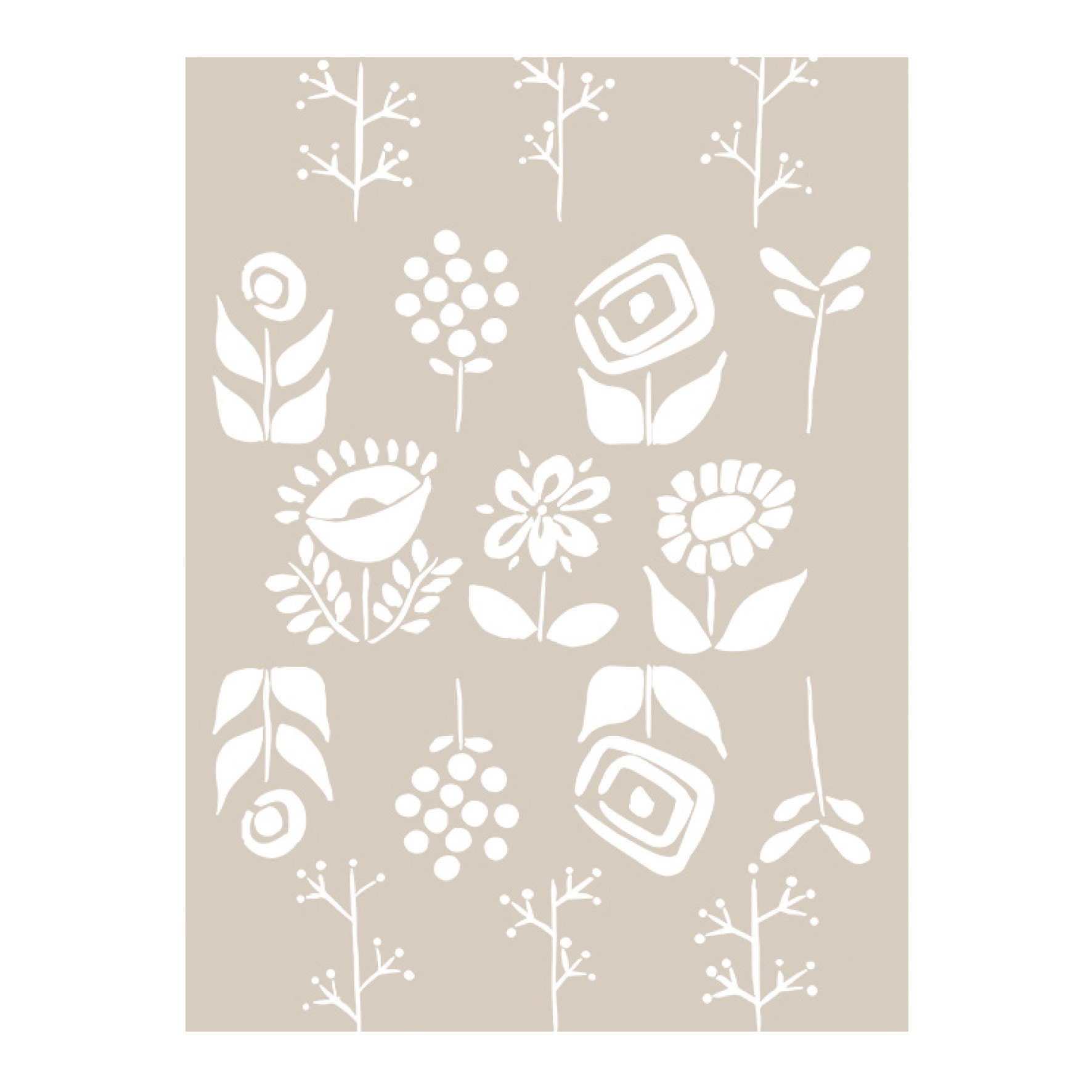 fleur-hand-painted-collection-flowers-transferfolie-a4-blumen image 1