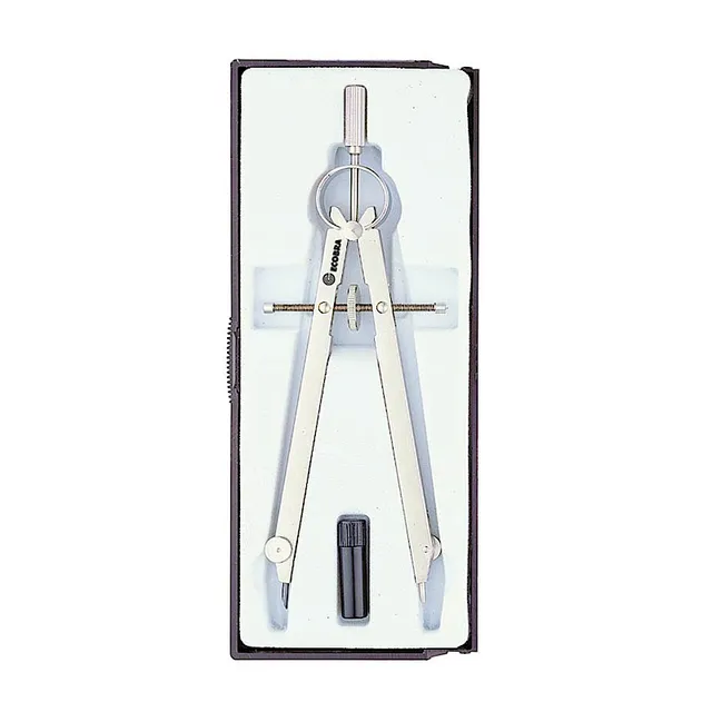 ecobra-master-geometrie-zirkel-messing-mattvernickelt image 1