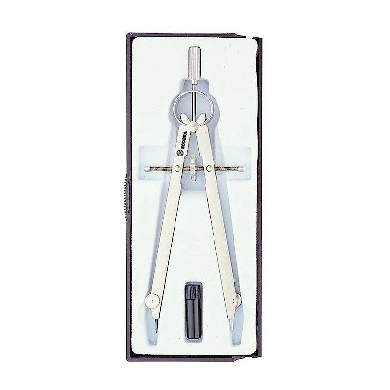 ecobra-master-geometrie-zirkel-messing-mattvernickelt image 1