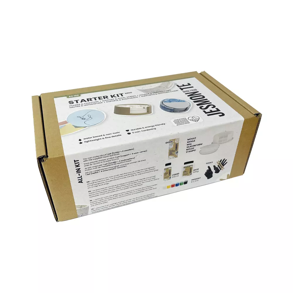 jesmonite-ac100-mini-kit-halter-4-runde-untersetzer-set image 1