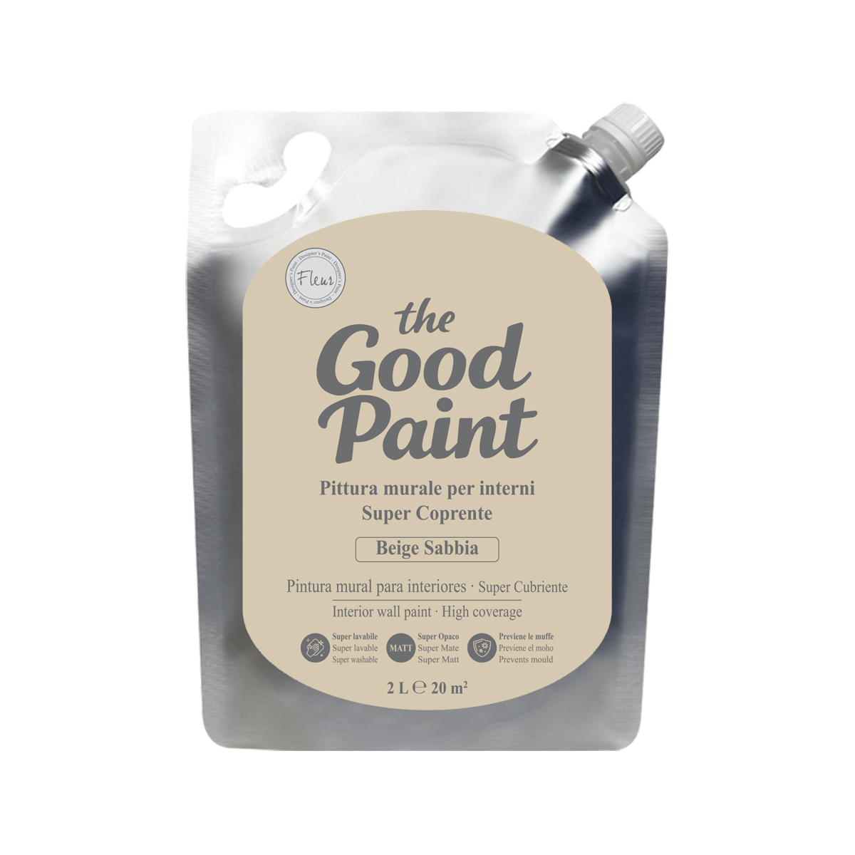 fleur-the-good-paint-wandfarbe-beige-sabbia-2-l-matt-waschbar image 2