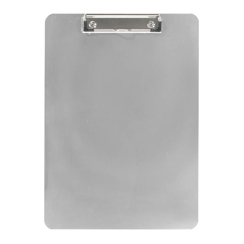 ecobra-schreibplatte-a4-aluminium-mit-klemmschiene image 2