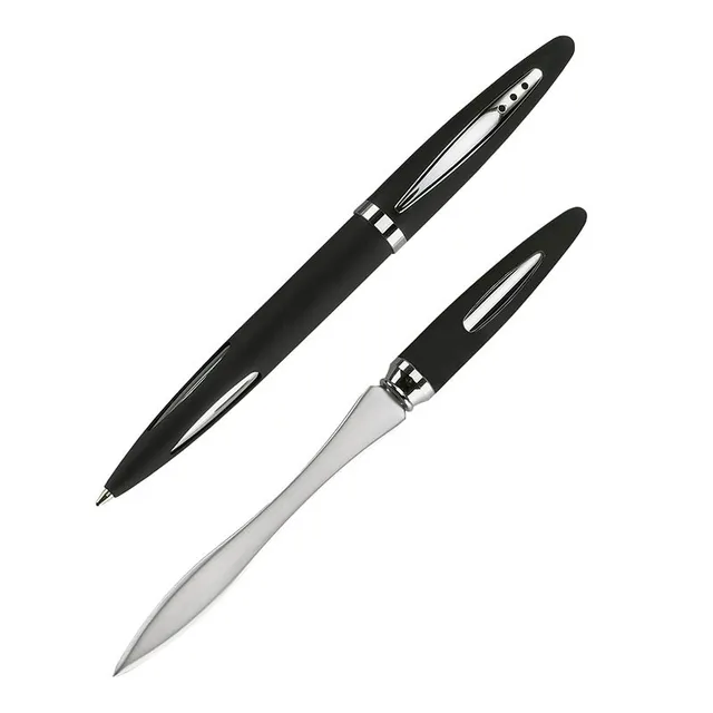 ecobra-cityline-cremona-kugelschreiber-brief-ffner-schwarz image 1