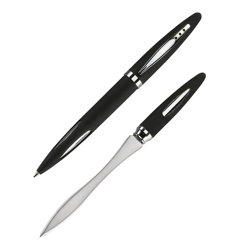 ecobra-cityline-cremona-kugelschreiber-brief-ffner-schwarz image 1