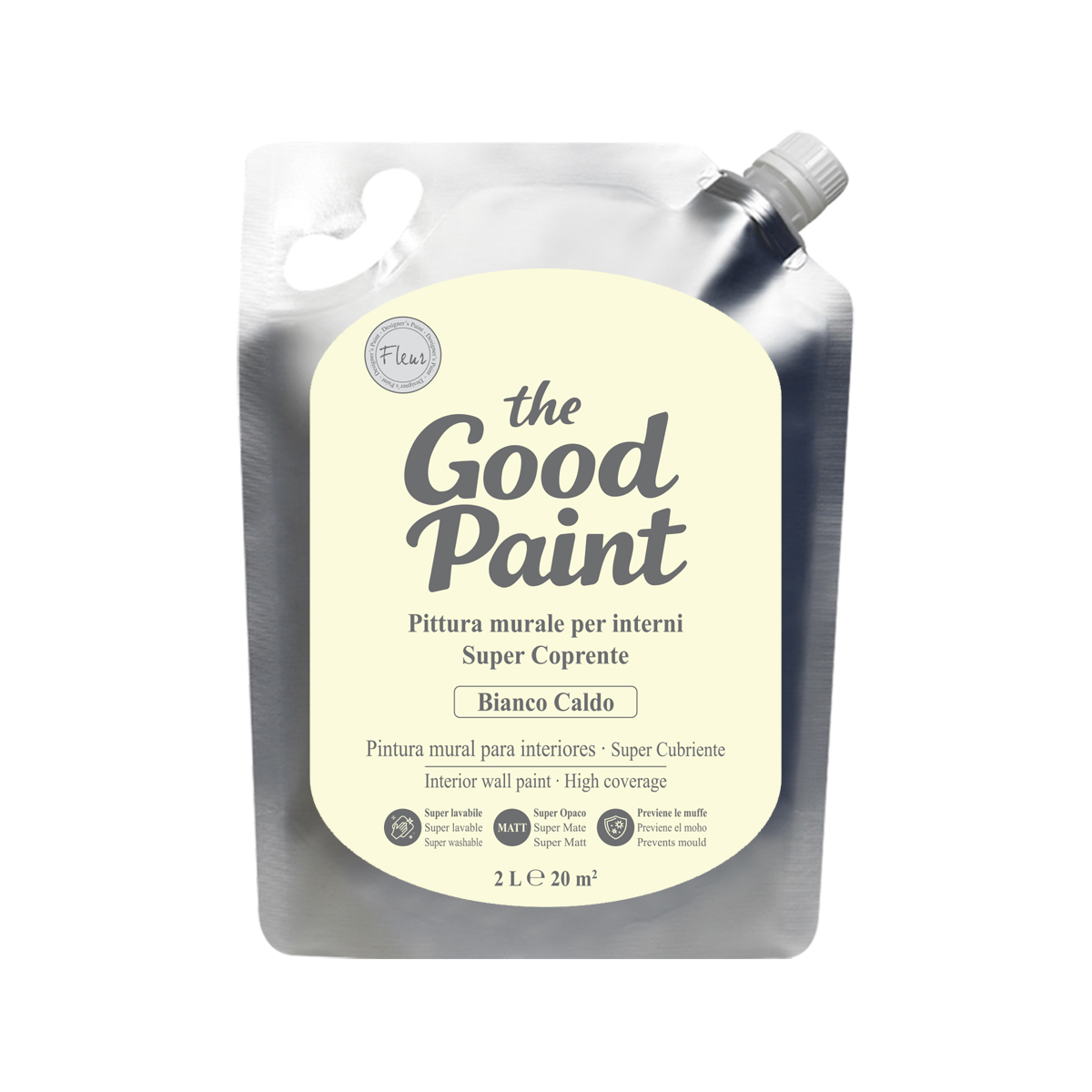 fleur-the-good-paint-wandfarbe-bianco-caldo-2-l-matt image 2