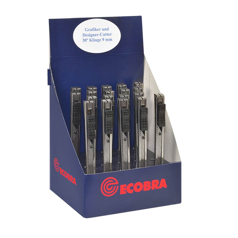 ecobra-grafiker-cutter-9-mm-metall-30-display-20-st-ck-770390 image 1