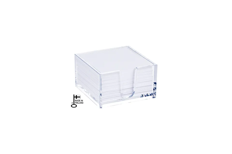 palaset-u-boksi-m-aufbewahrungsbox-mit-notizzetteln-klar image 1