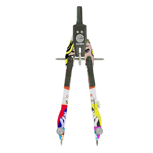 ecobra-new-master-2-schnellverstell-zirkel-pop-art-165-mm-zink image 1