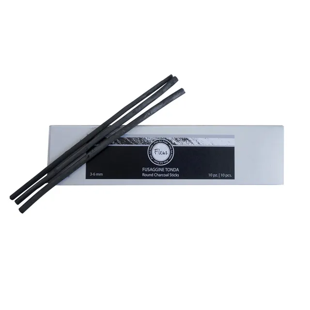 fleur-artists-fusaggine-tonda-zeichenkohle-rund-3-6-mm image 1