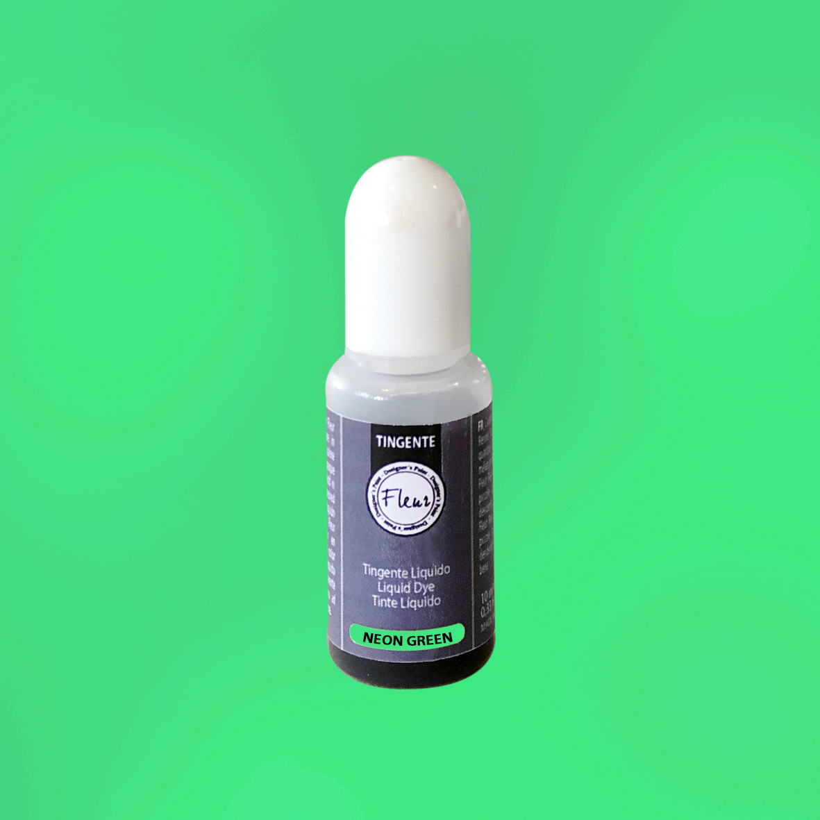 fleur-super-clear-resin-resinfarbe-neon-green-10-ml image 1