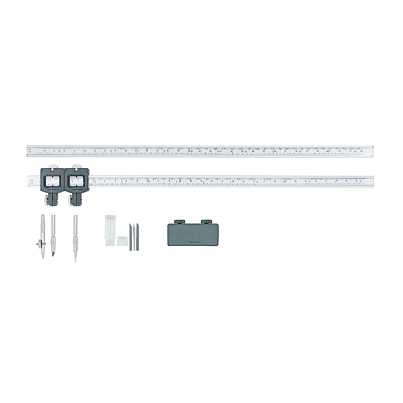 ecobra-stangenzirkel-alu-2-teilig-set-komplett-gro-e-kreise image 3