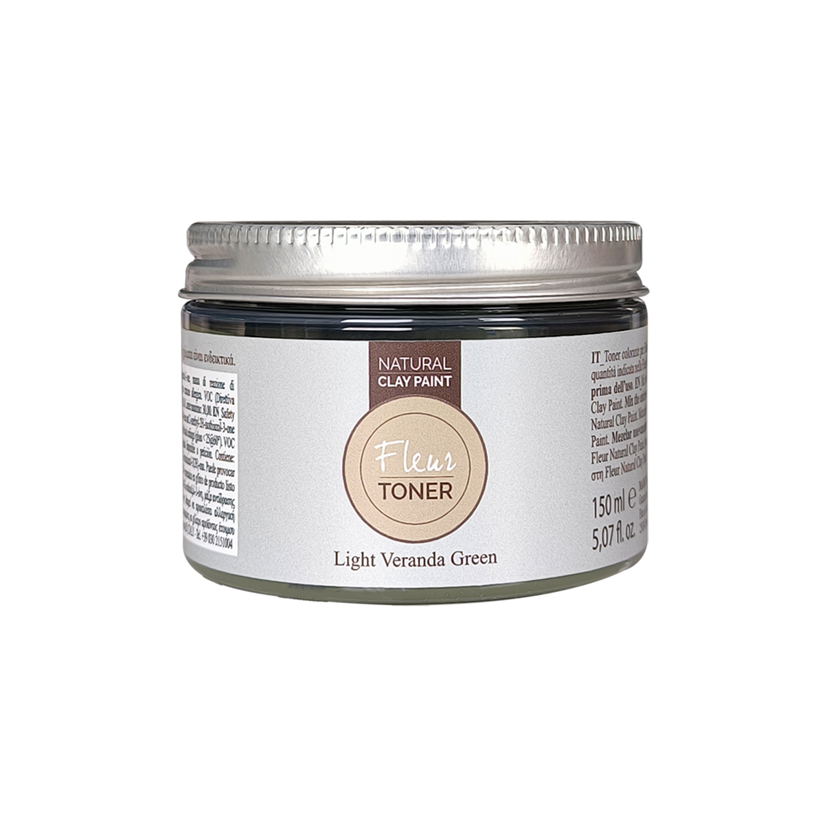 fleur-natural-clay-paint-toner-light-veranda-green-lehmfarbe image 2
